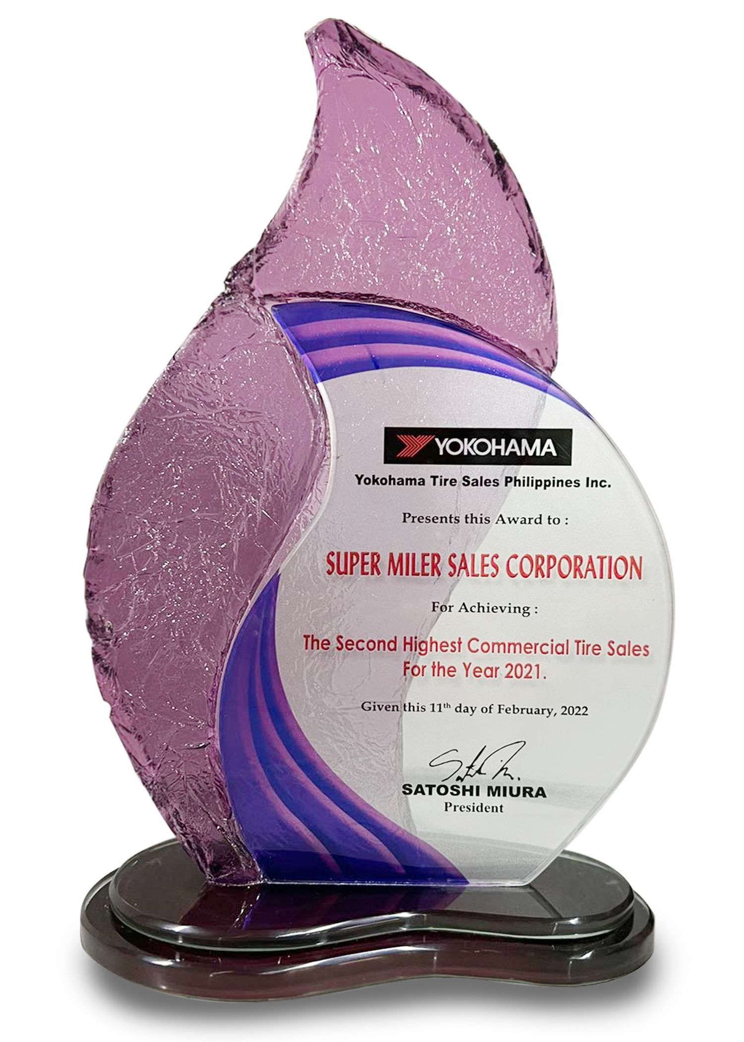 2021 Yokohama Second Highest Commercial Tire Sales